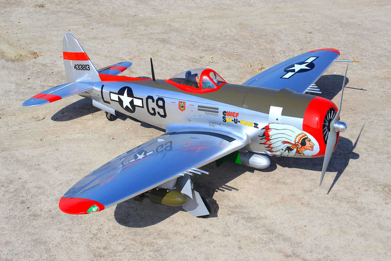 70" P-47 BUBBLE TOP "Chief Ski-U-Mah II"  26cc-35cc SEA398Ski | Seagull Models