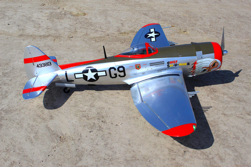 70" P-47 BUBBLE TOP "Chief Ski-U-Mah II"  26cc-35cc SEA398Ski | Seagull Models