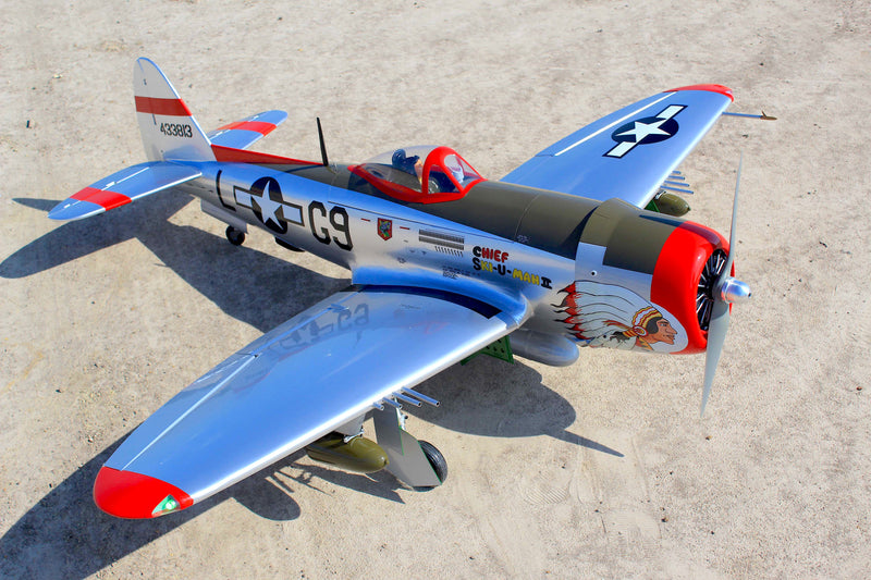 70" P-47 BUBBLE TOP "Chief Ski-U-Mah II"  26cc-35cc SEA398Ski | Seagull Models