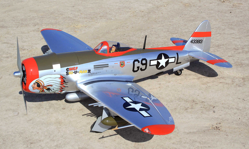 70" P-47 BUBBLE TOP "Chief Ski-U-Mah II"  26cc-35cc SEA398Ski | Seagull Models