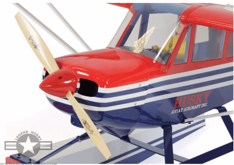 80" Aviat A-1C Christen Husky Red/White/Blue | Seagull Models