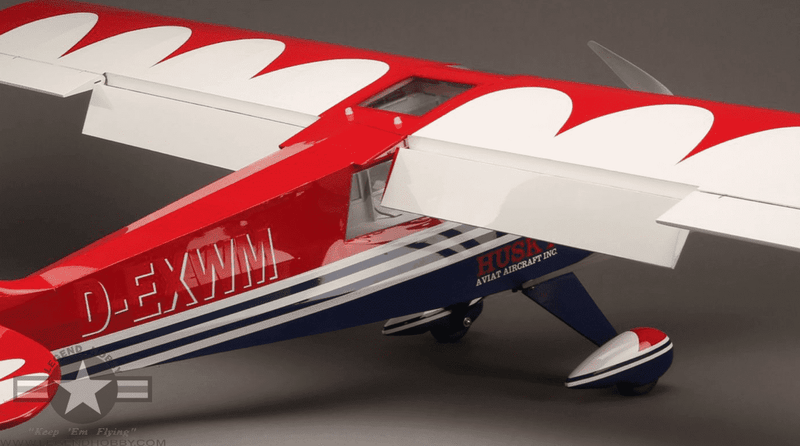 80" Aviat A-1C Christen Husky Red/White/Blue | Seagull Models