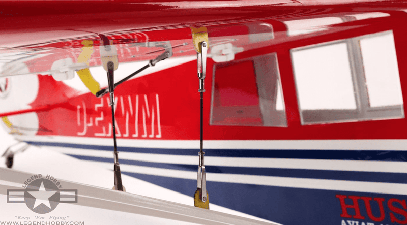 80" Aviat A-1C Christen Husky Red/White/Blue | Seagull Models