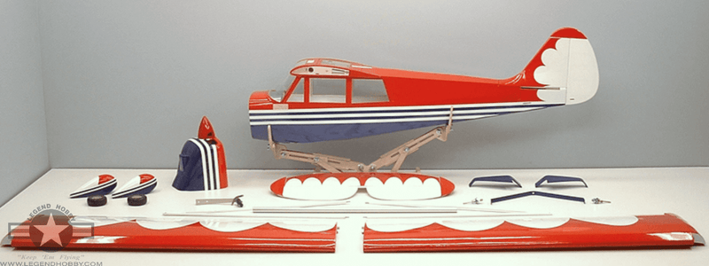 80" Aviat A-1C Christen Husky Red/White/Blue | Seagull Models