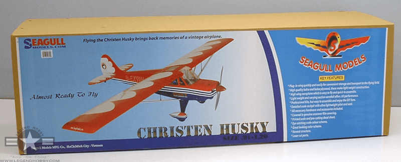 80" Aviat A-1C Christen Husky Red/White/Blue | Seagull Models